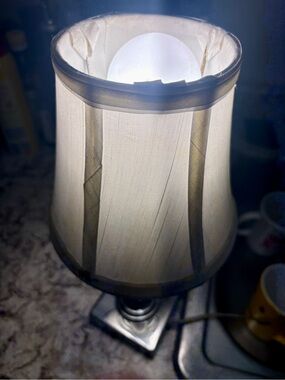 Classic Cream Lantern-Style Lamp Shade - Unbranded